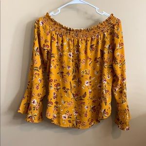 Off the shoulder shirt